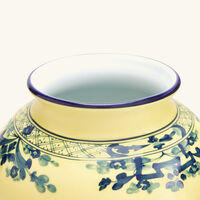 Potiche Vase Medium Yellow ginori 1735 potiche vase medium yellow