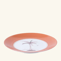 Bamboo Colonies Dessert Plate Round Pink 21cm marie daage bamboo colonies dessert plate round pink 21cm