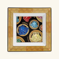 Medusa Amplified Trinket Tray Square Green 21cm versace medusa amplified trinket tray square green 21cm