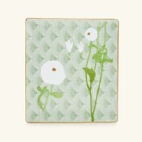 Praiana Tray Rectangular Small Green bernardaud praiana tray rectangular small green