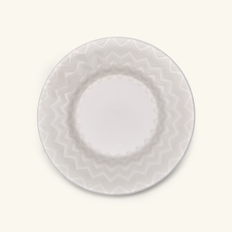 missoni home zig zag tea cup   saucer white set of 2