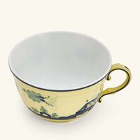 ginori 1735 oriente italiano citrino tea cup yellow