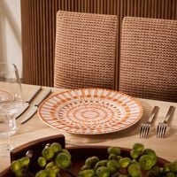 Terra Rosa Charger Plate Round Orange 29cm bernardaud terra rosa charger plate round orange 29cm
