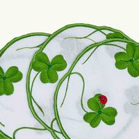 أتيلييه حرية التازي طقم لاكي المؤلف من 4 قواعد أكواب باللون الأخضر