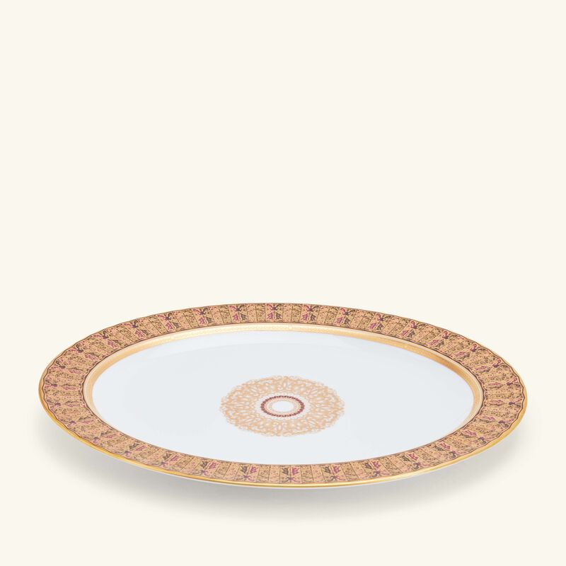 Eventail Serving Platter Oval White 39cm bernardaud eventail serving platter oval white 39cm