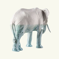Elephant Underwater Sculpture Medium White lladro elephant underwater sculpture medium white