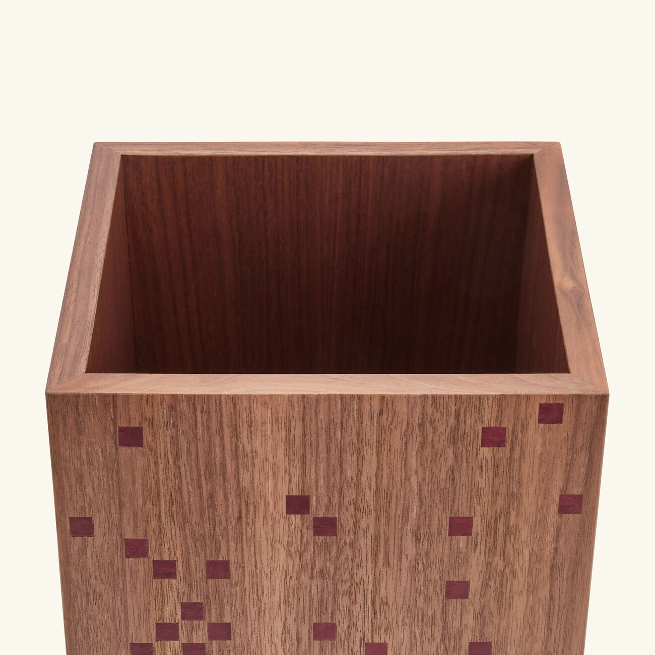 Wooden Waste Basket Brown aya the art of living wooden waste basket brown