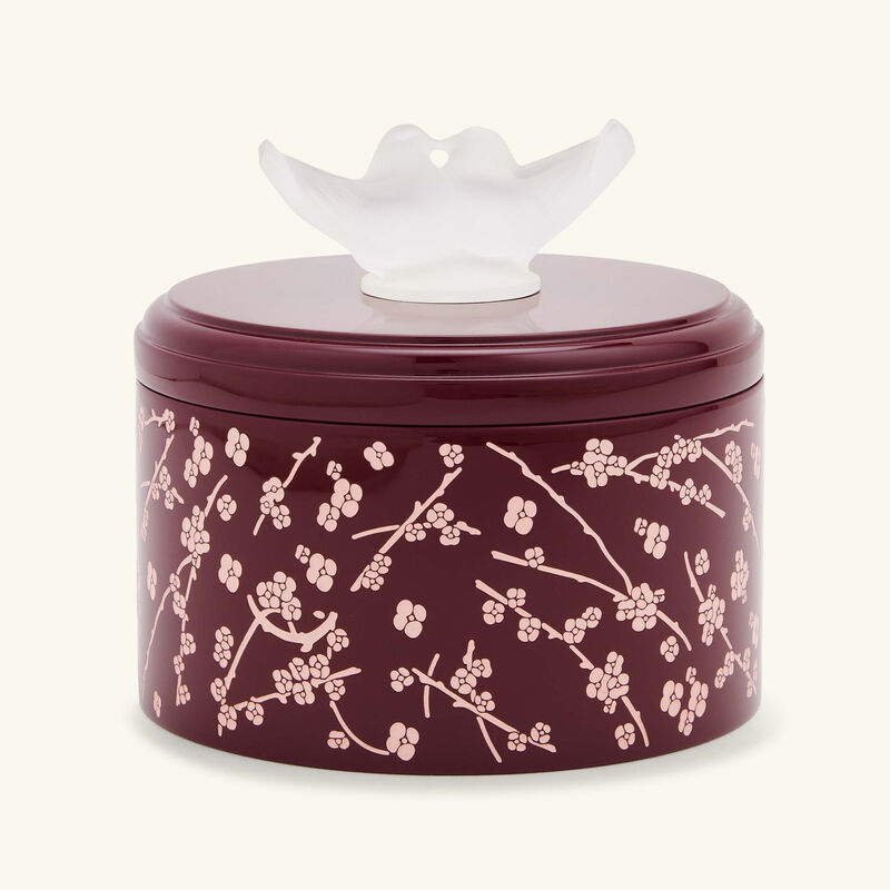 Fleurs De Cerisier Box Burgundy lalique fleurs de cerisier box burgundy