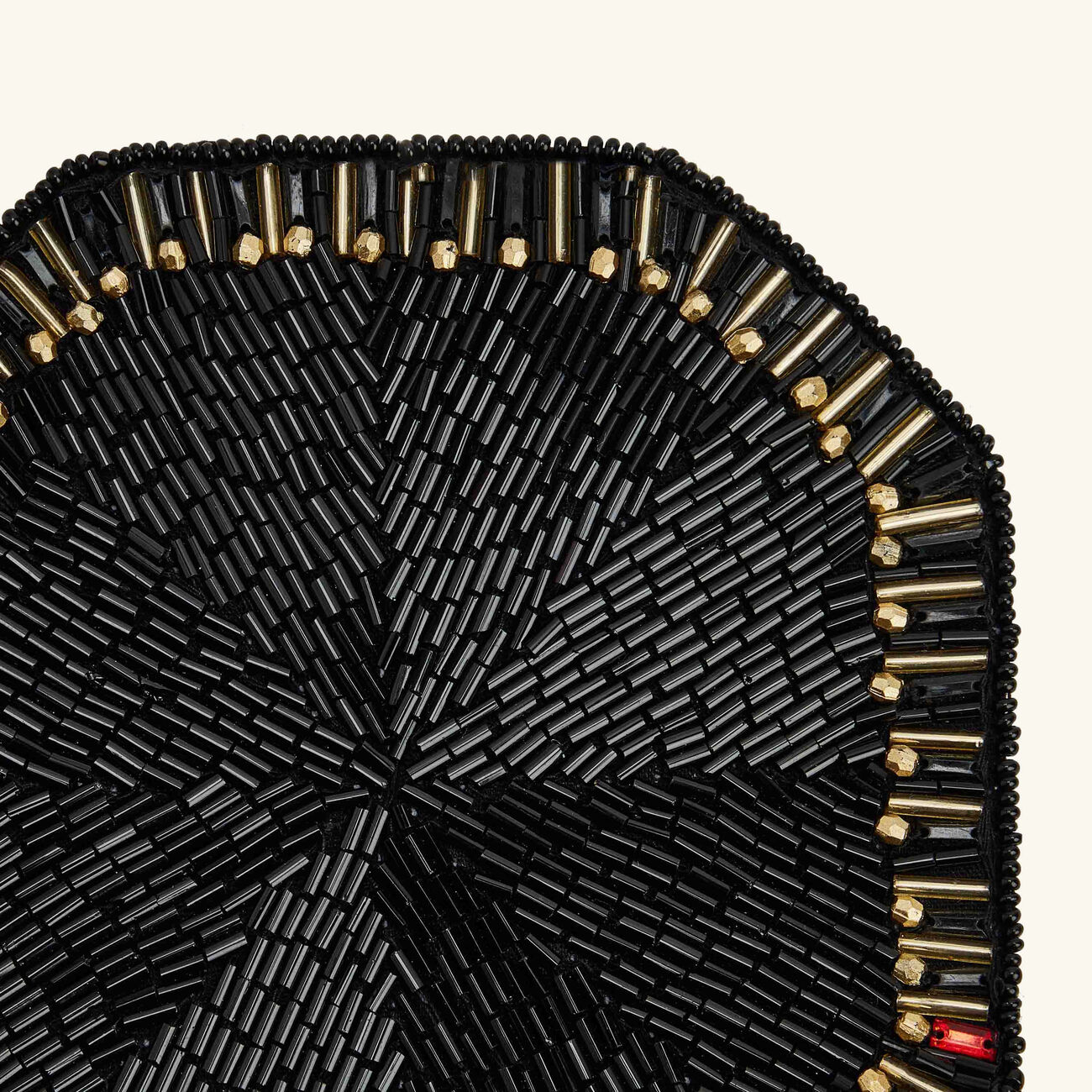 Louxor Coaster Black Set Of 4 kim seybert louxor coaster black set of 4