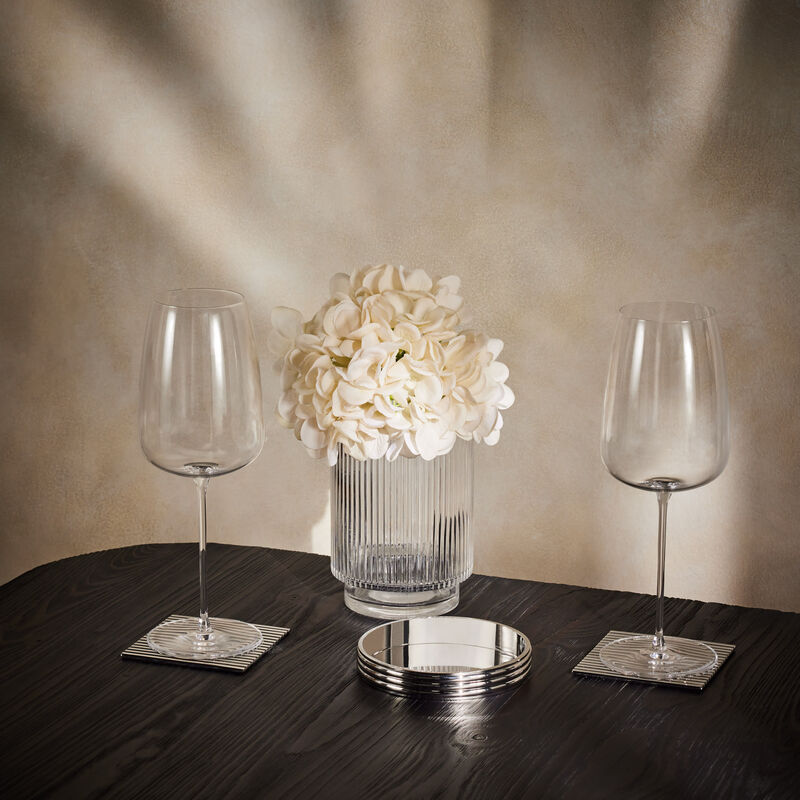 Thorpe Coaster Stainless Steel Set Of 4 ralph lauren home thorpe coaster stainless steel set of 4
