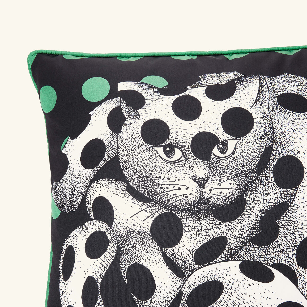 High Fidelity Silk Pillow fornasetti high fidelity silk pillow