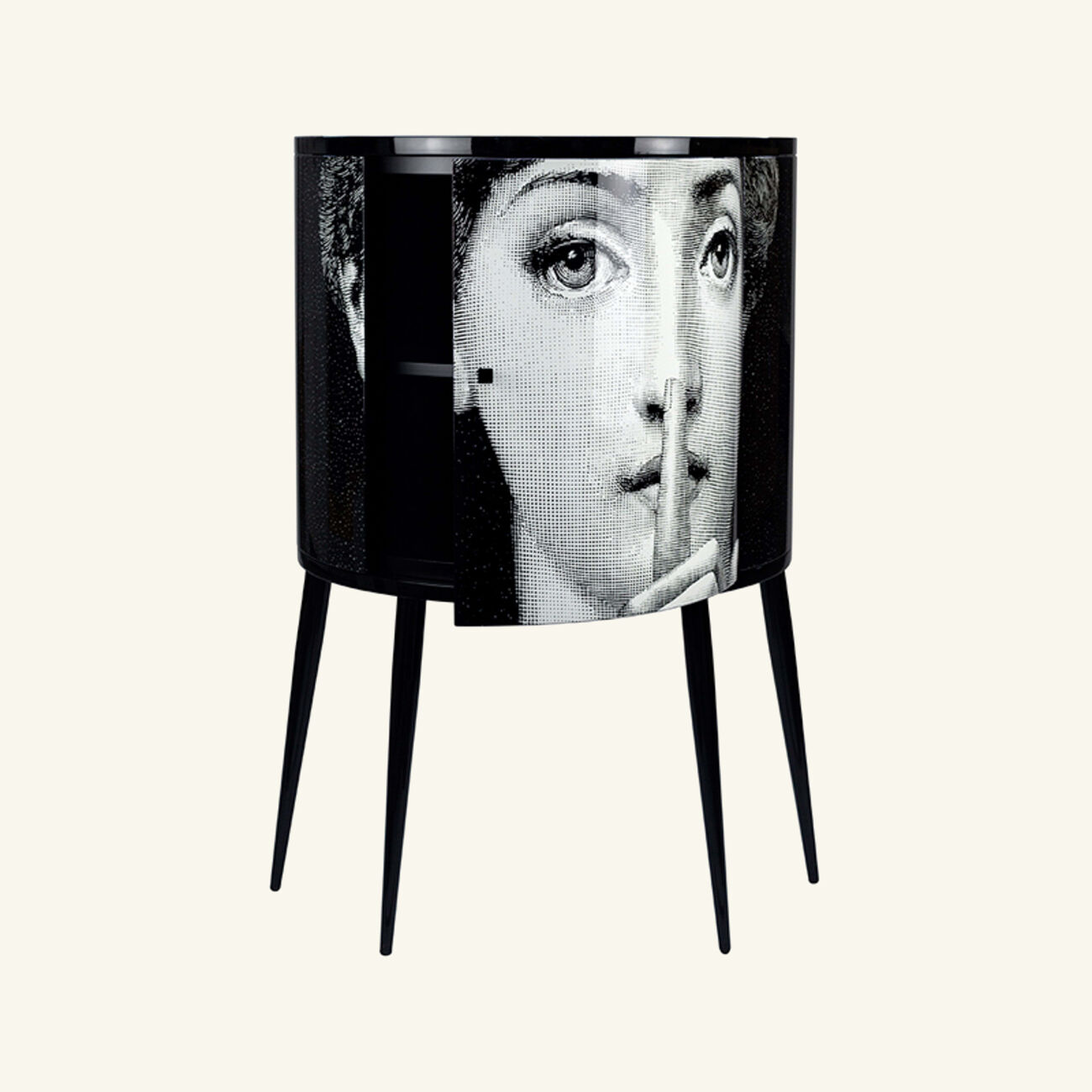 Silenzio Consolle Grey fornasetti silenzio consolle grey