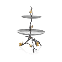 Butterfly Ginkgo Two-Tier Etagere, small