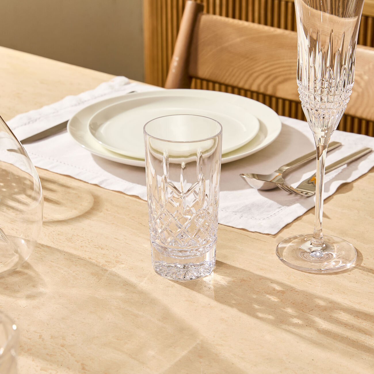 Lismore Straight Highball Drinking Glass Clear Set Of 2 waterford lismore straight highball drinking glass clear set of 2