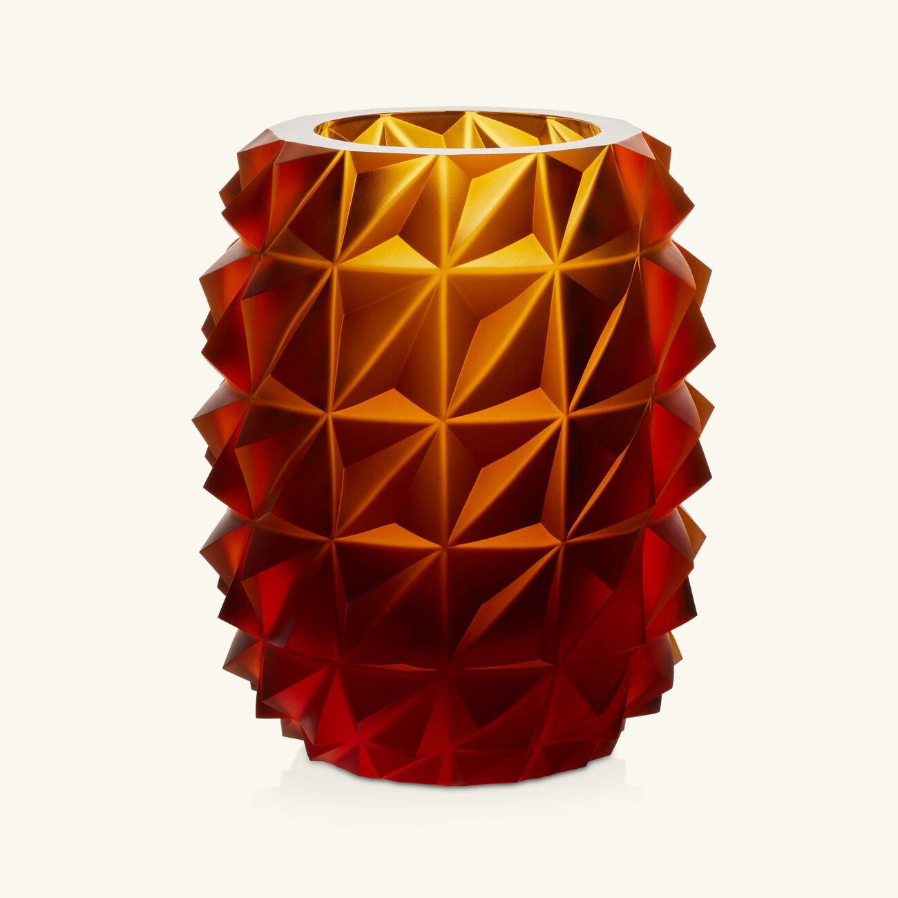 Heroine Vera Vase Round Medium Amber ruckl heroine vera vase round medium amber