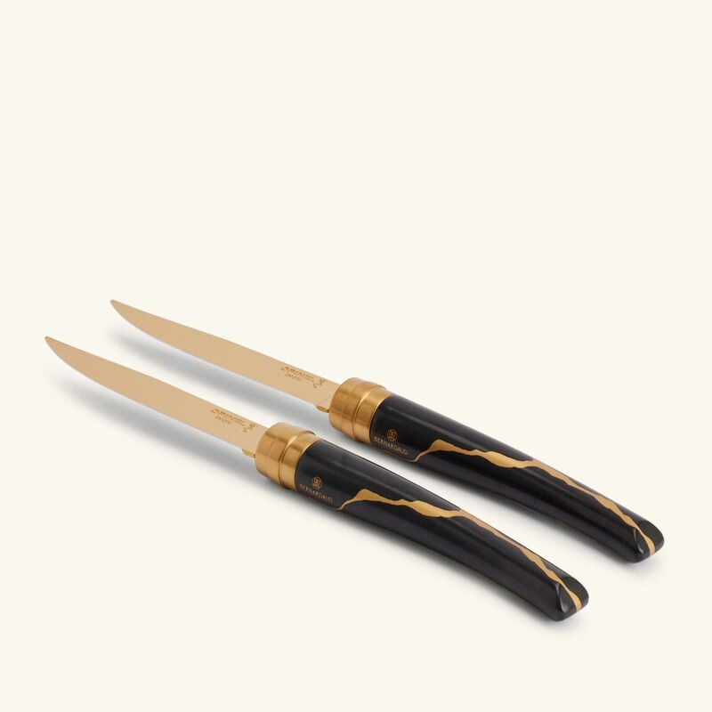 Kintsugi Knife Gold Set Of 2 bernardaud kintsugi knife gold set of 2