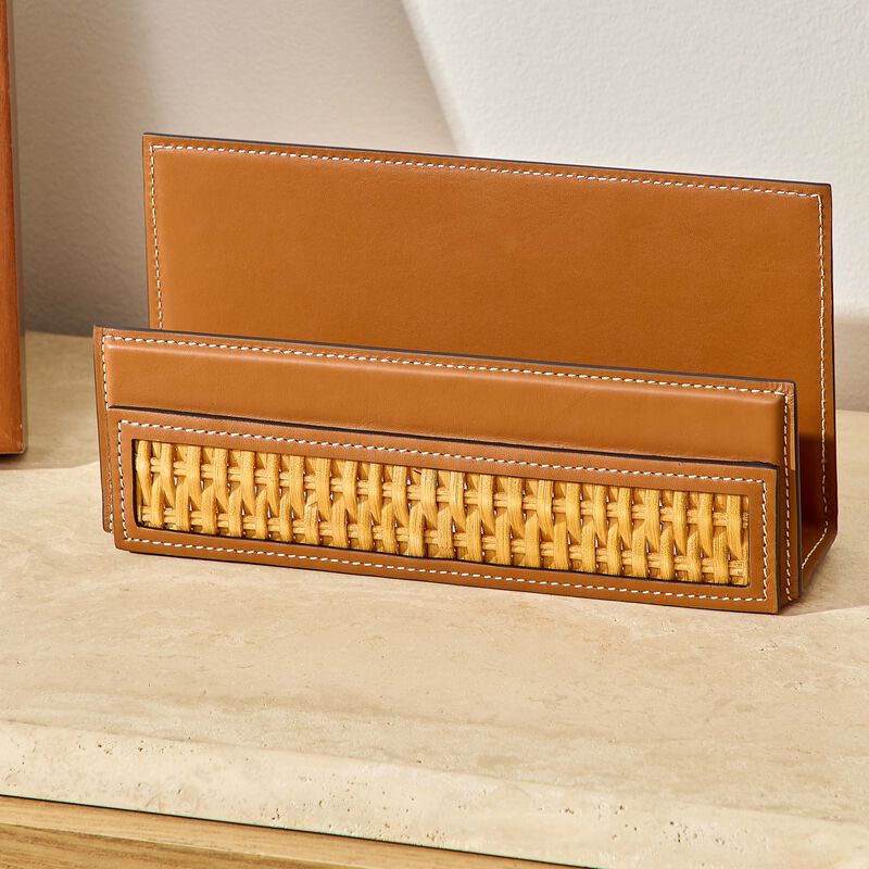 ralph lauren home bailey letter rack brown