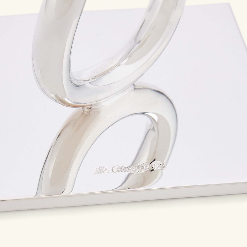 christofle vertigo ring candle holder silver plated