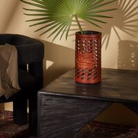 Drill Vase Medium Brown etro drill vase medium brown