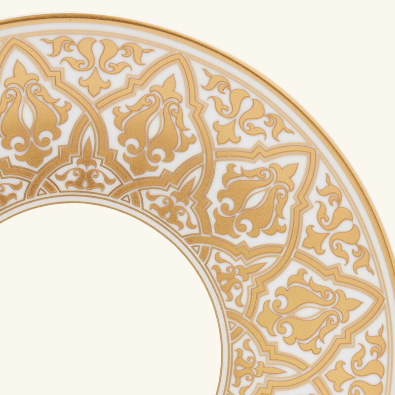 برناردو طبق السلطات فينيس دائري باللون الذهبي 21 سم