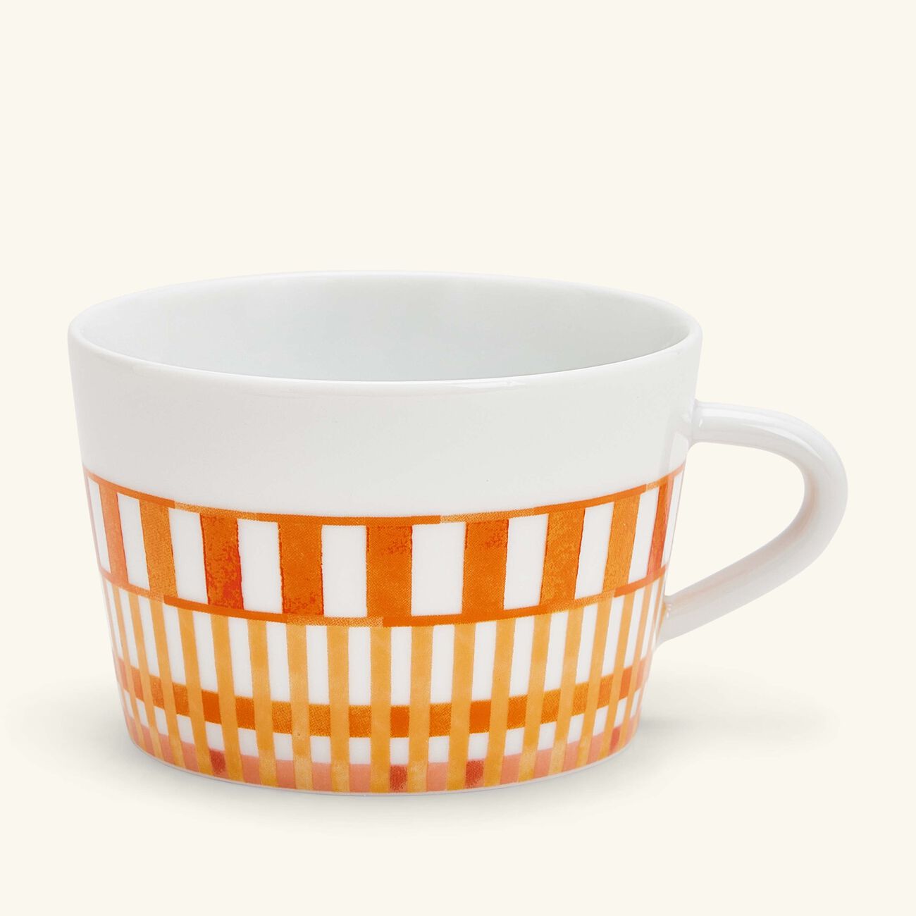 Terra Rosa Tea Cup & Saucer Orange Set Of 4 bernardaud terra rosa tea cup saucer orange set of 4