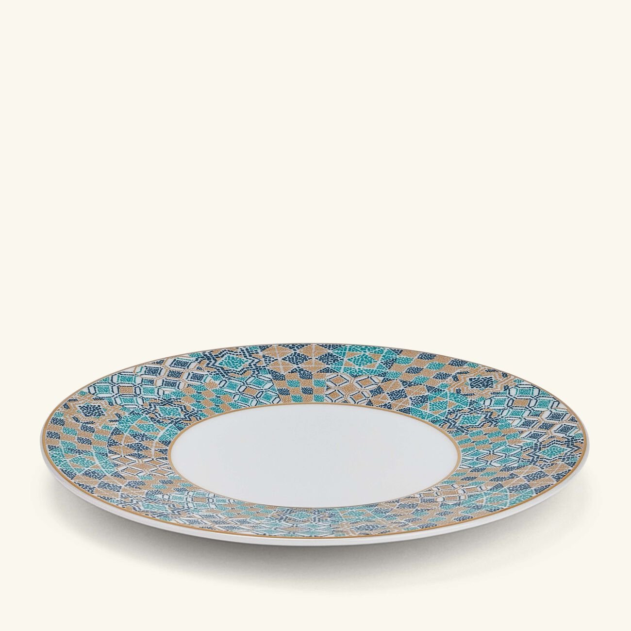 haviland portofino bread   butter plate round blue 16cm