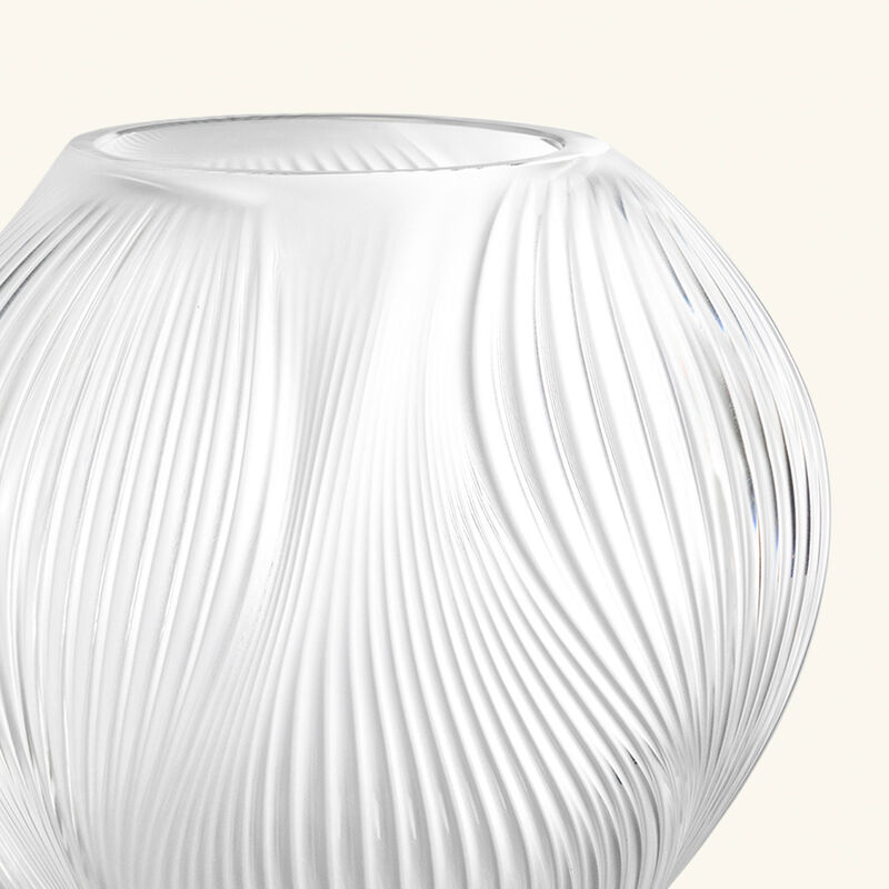 lalique alize vase small clear