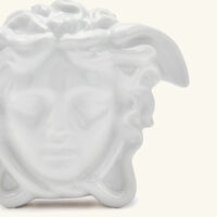 versace medusa grande vase small white