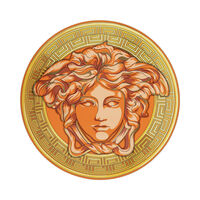 Orange Coin Service Plate, small