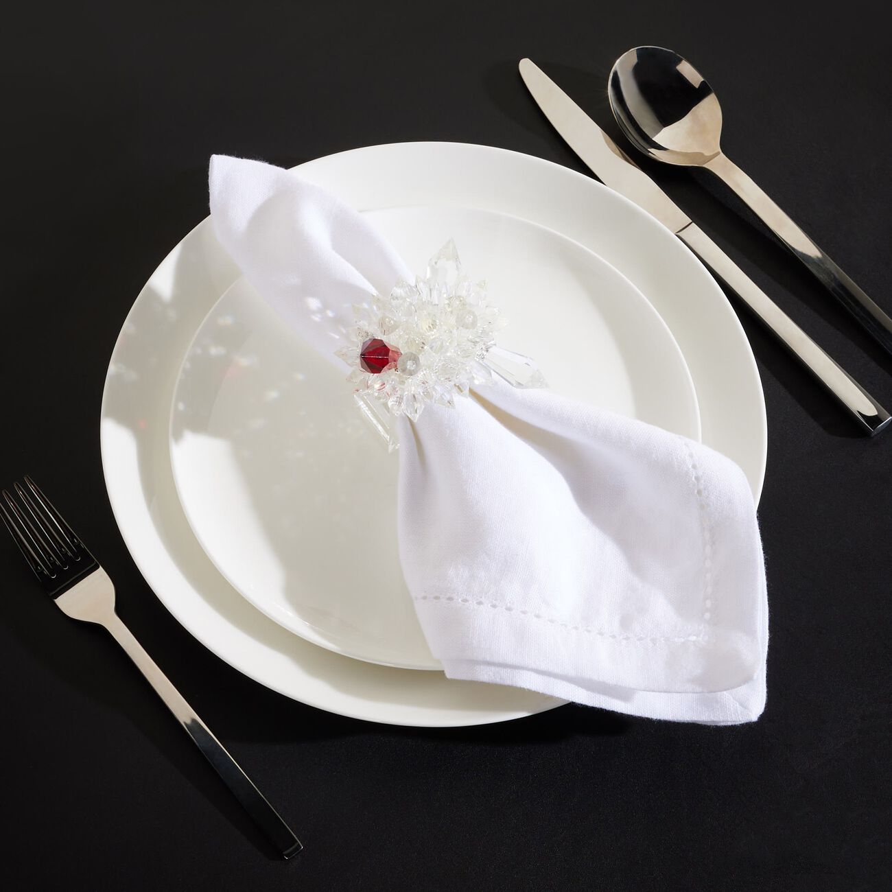 Zenith Napkin Ring Set Of 4 kim seybert zenith napkin ring set of 4