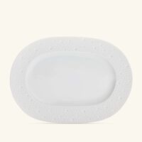 bernardaud ecume serving platter oval white 21cm