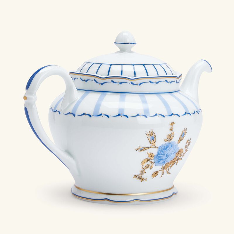 bernardaud brocante tea pot blue