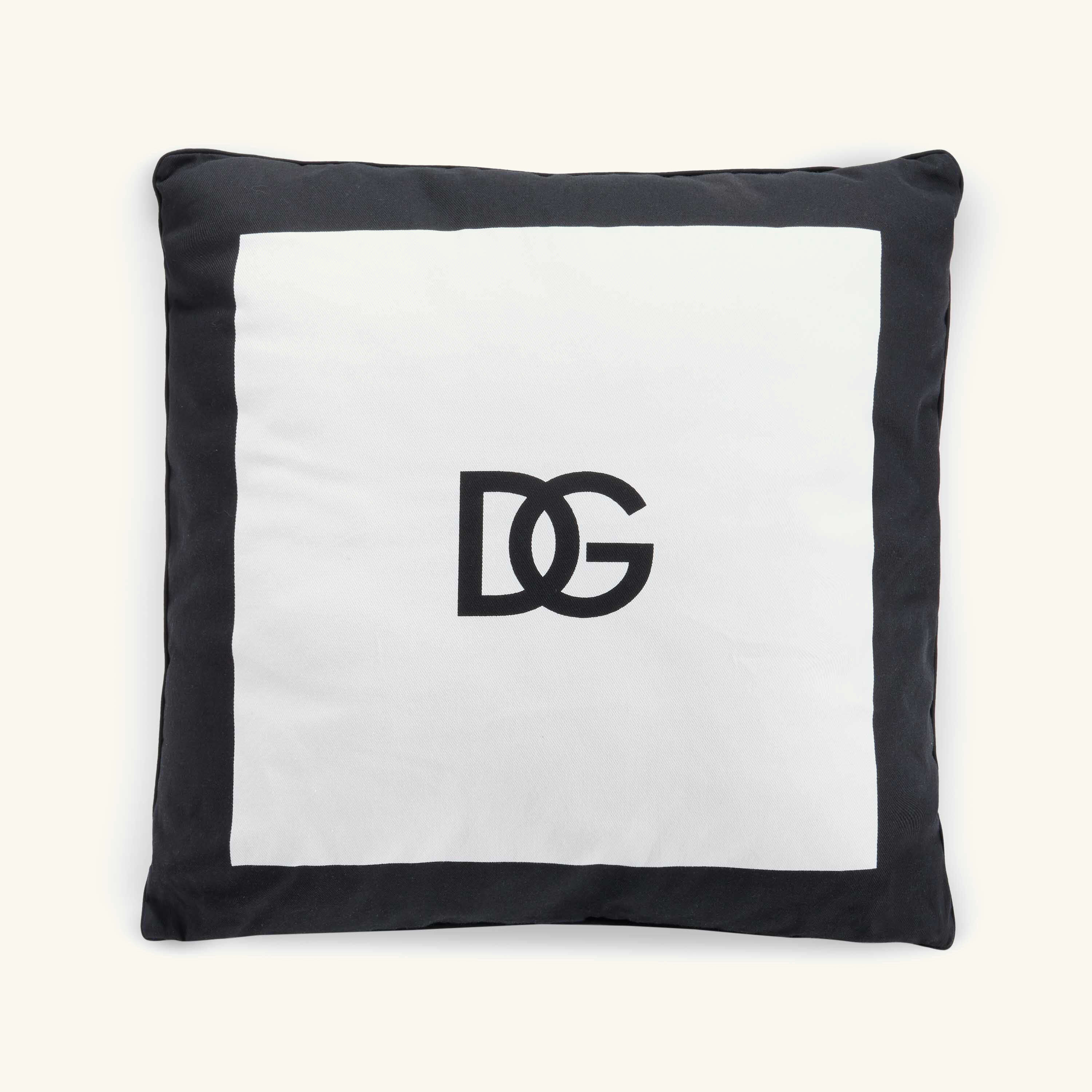 Dolce&Gabbana Casa DG Logo Pillow | Tanagra UAE