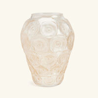 Anemones Vase Medium Gold lalique anemones vase medium gold