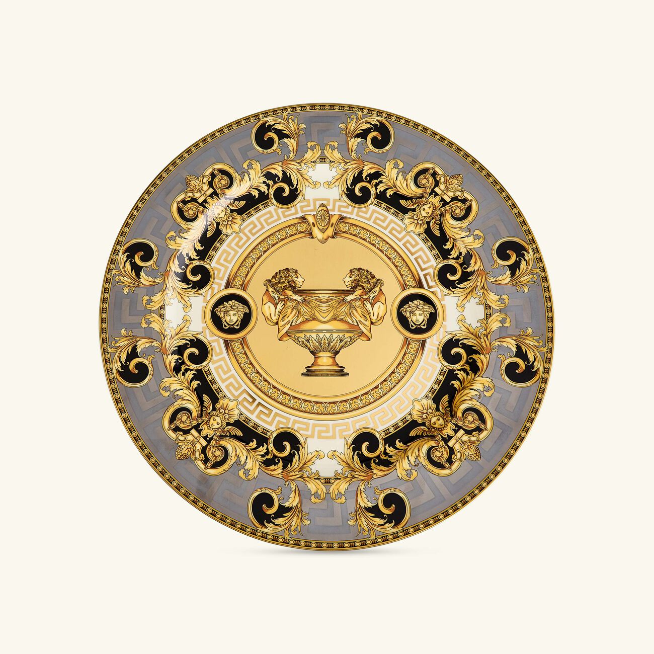 versace prestige gala underplate round gold 30cm