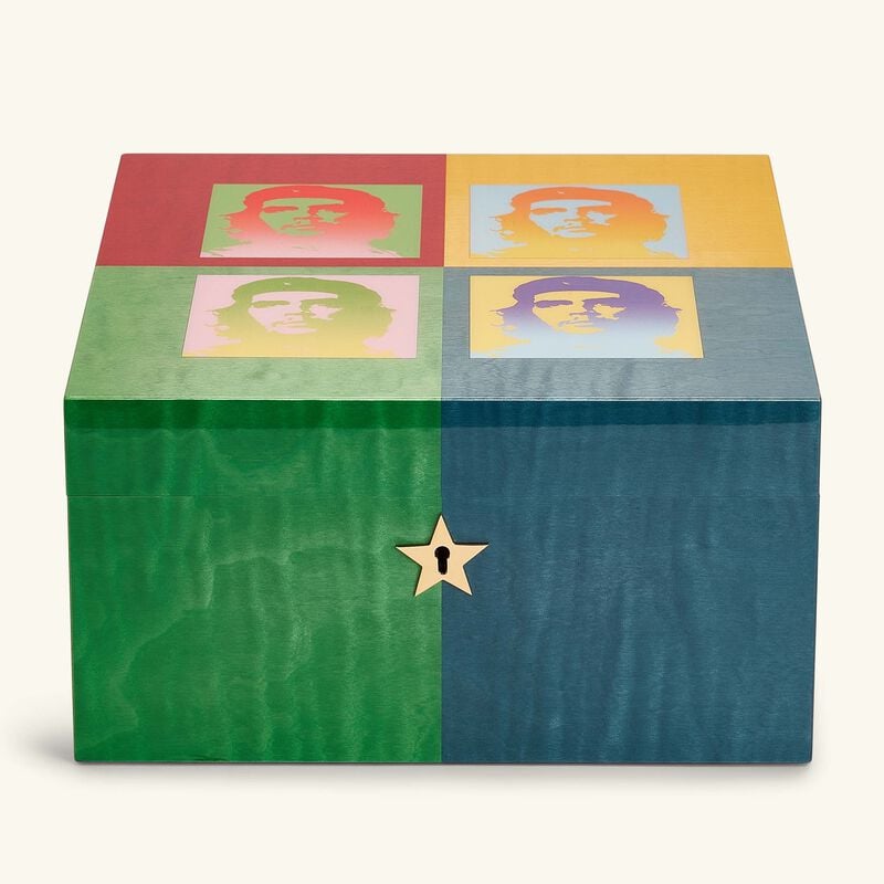 إيلي بلو صندوق حفظ السيجار تشي بوب آرت متعدد الألوان