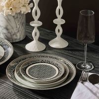 versace la greca signature bread   butter plate round 16cm