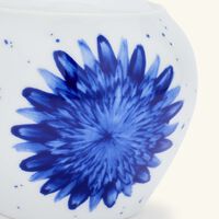 bernardaud in bloom sugar bowl blue