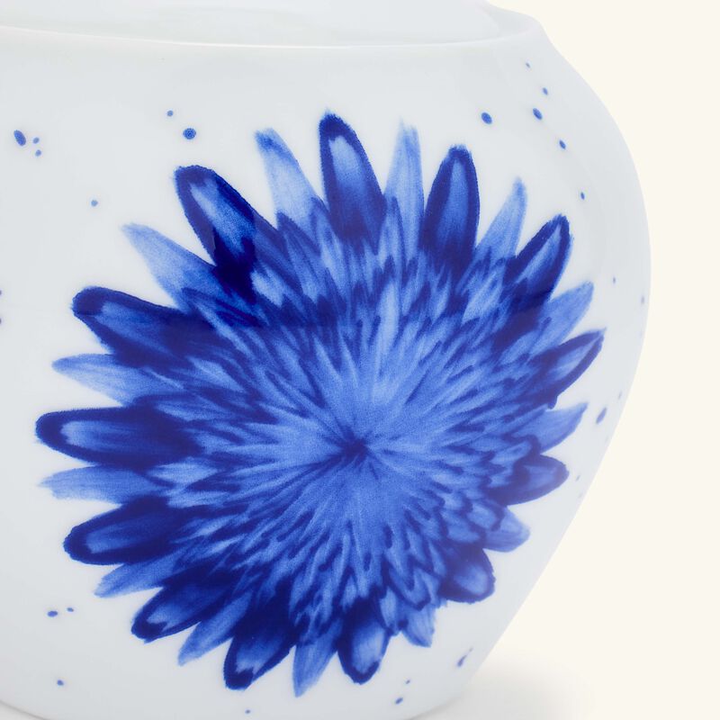 bernardaud in bloom sugar bowl blue
