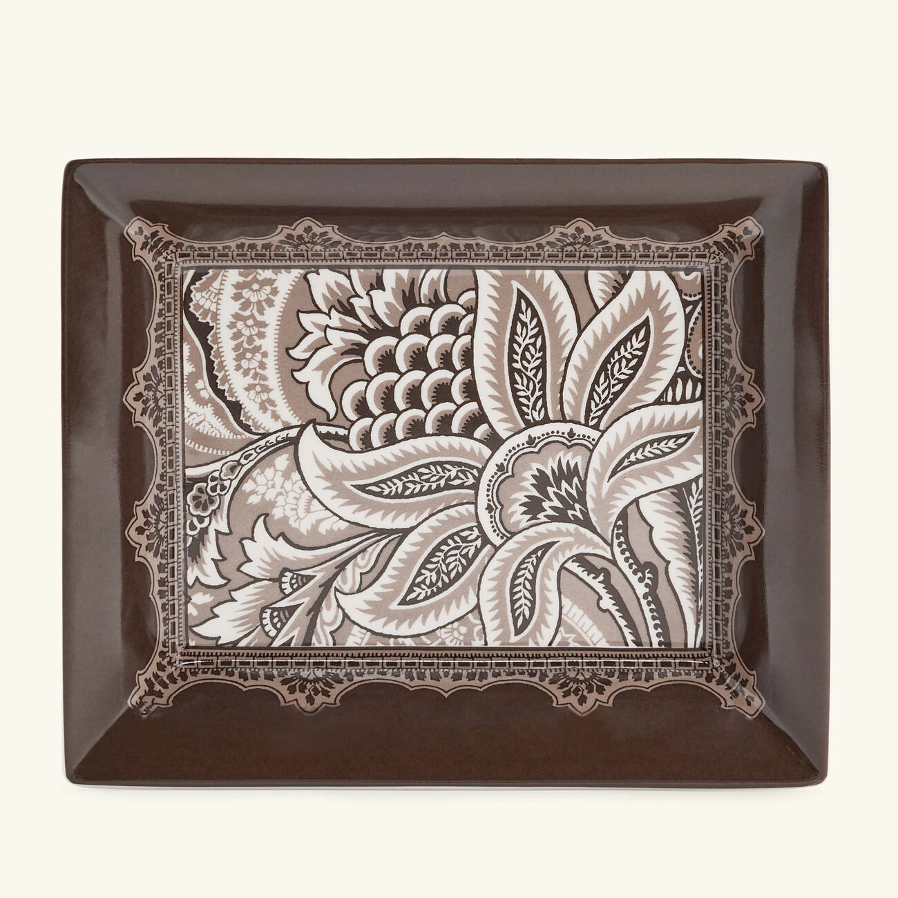 etro bloom trinket tray rectangular small green