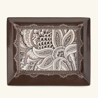 etro bloom trinket tray rectangular small green