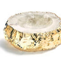 Cascita Crystal And 24K Gold Bowl, small