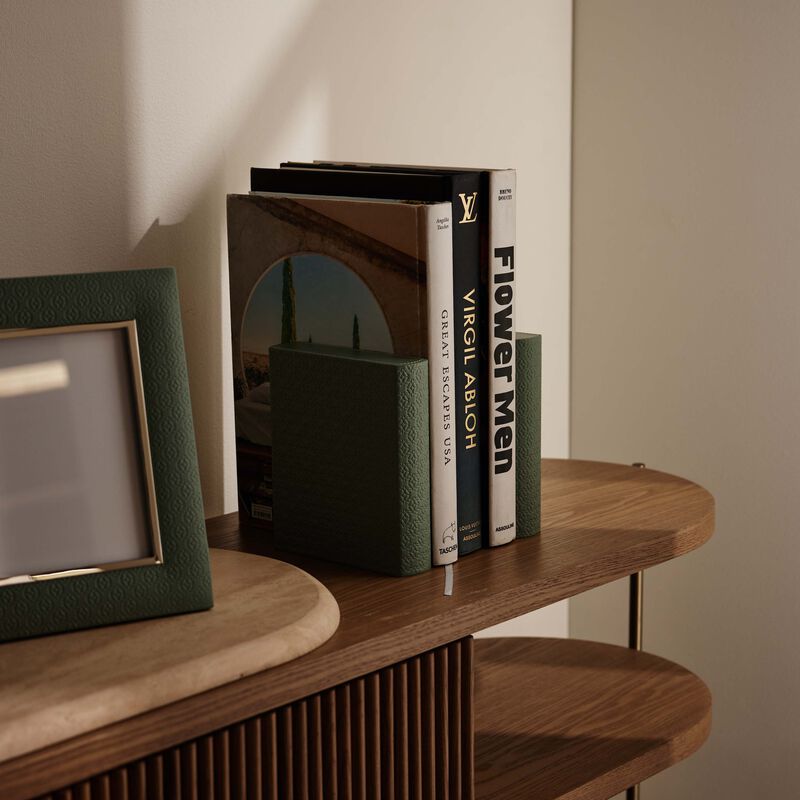 giobagnara elie saab monogram bookends agata green