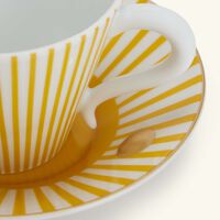 برناردو فنجان الشاي ديلفوس مع صحنه مزين بنقوش