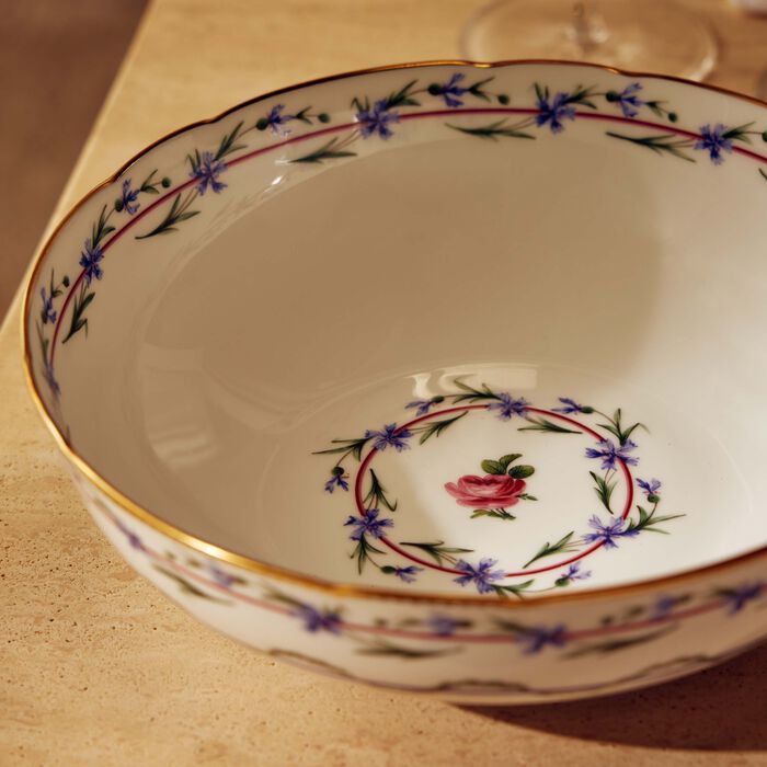 bernardaud le gobelet du roy salad bowl white 25cm