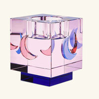 reflections copenhagen lea moon tea light holder pink