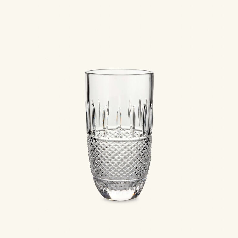 waterford mastercraft irish lace vase medium clear