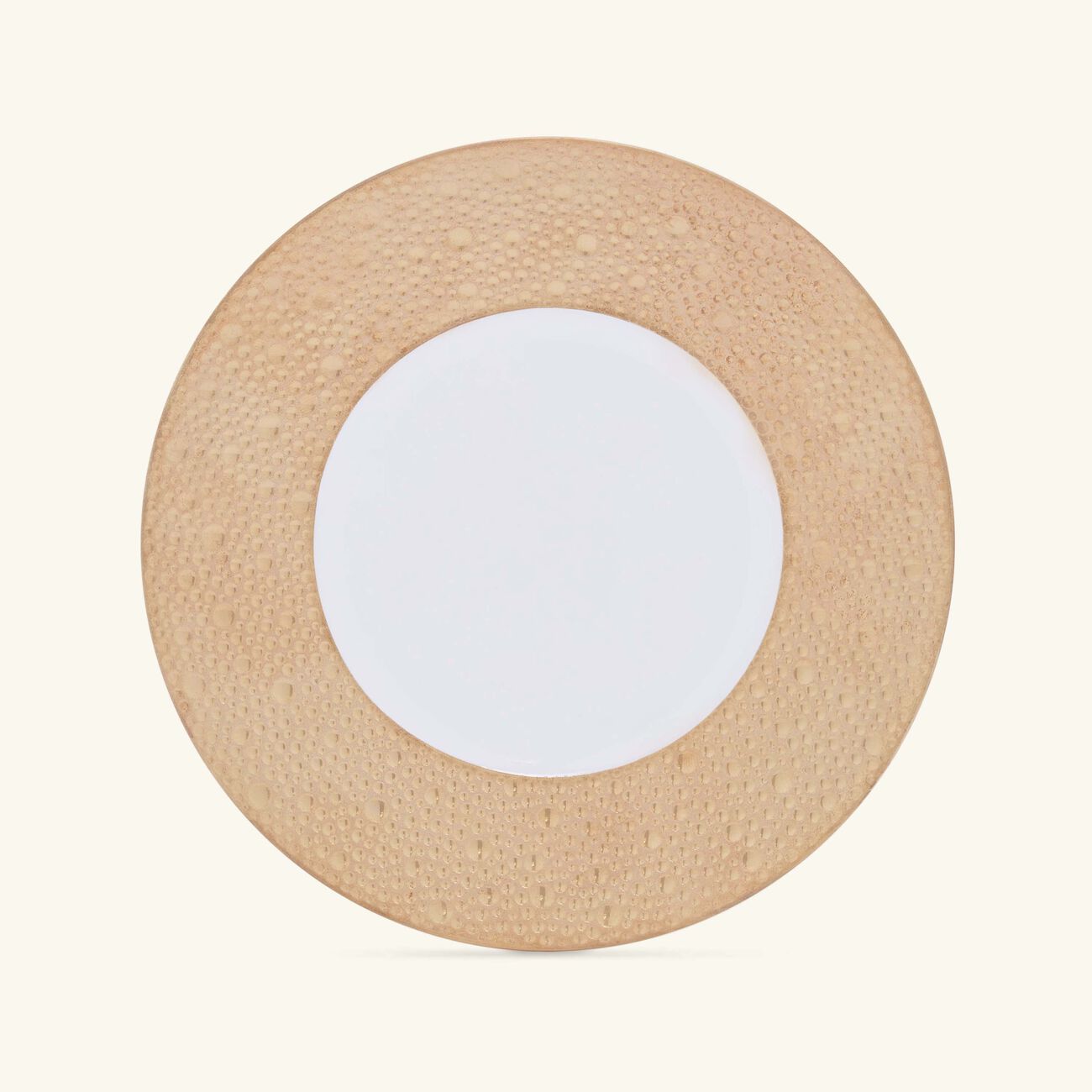 bernardaud ecume bread   butter plate round gold 16cm