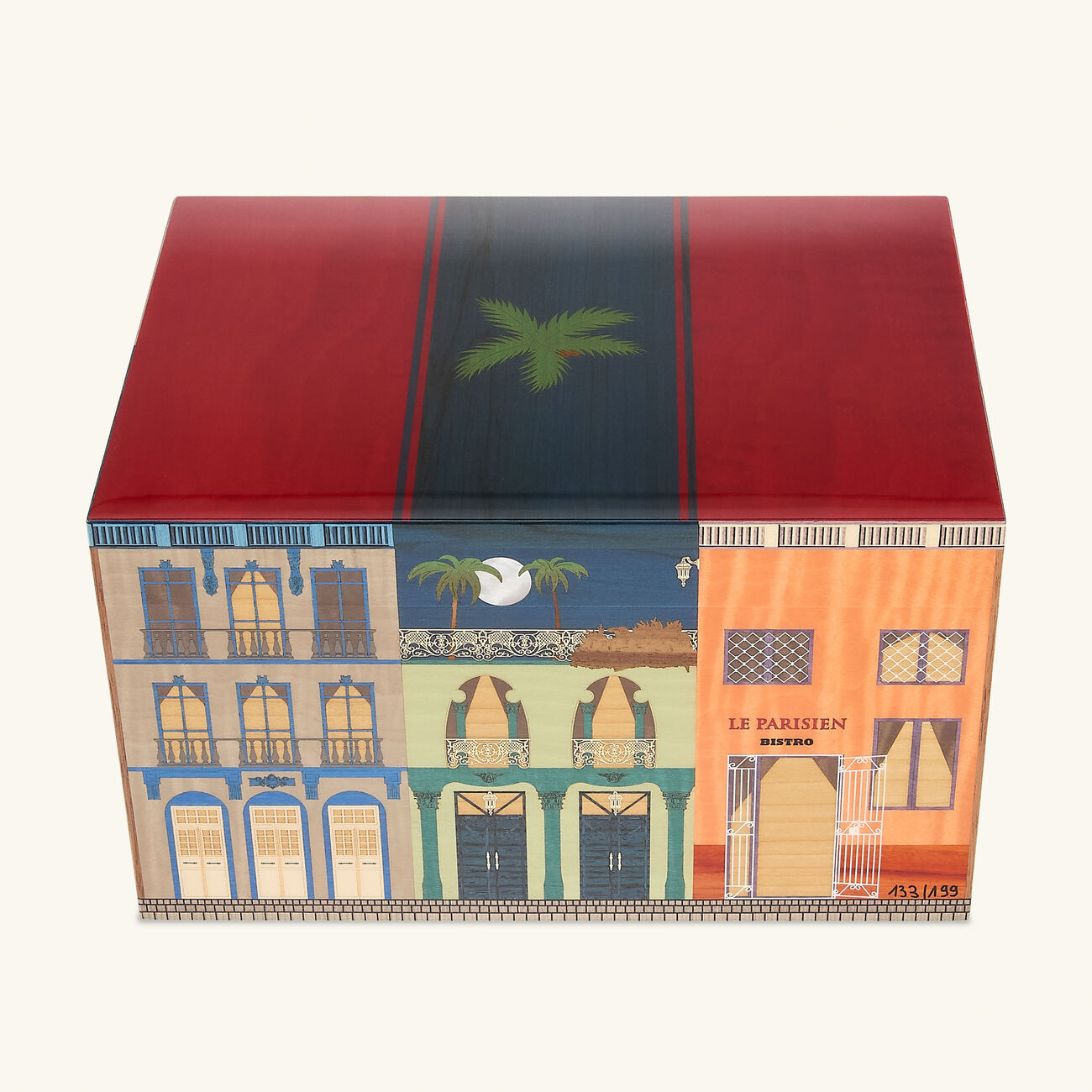 "Parisien By Night" Humidor Multicolor elie bleu parisien by night humidor multicolor