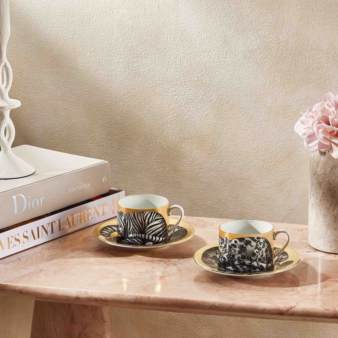 فورناسيتي طقم هاي فيدلتي من 6 فناجين شاي باللون الرمادي